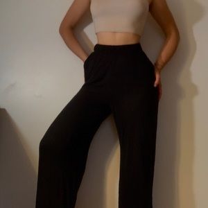 Wide cut, flare pants